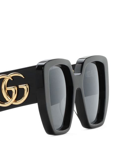 occhiali gucci doppi|farfetch Gucci occhiali.